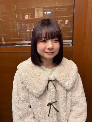 ショート Meena by  urban所属・iroha/名古屋/ 暖色カラー/髪質改善のヘアスタイル