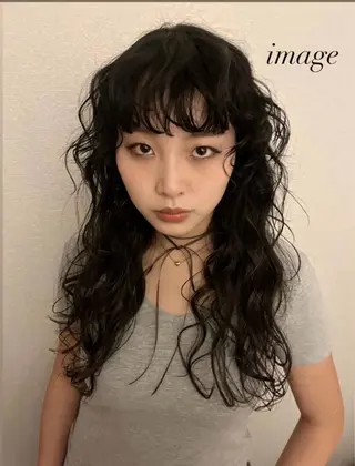 パーマ ボブ.顔周りカット カット/ユキカのヘアスタイル