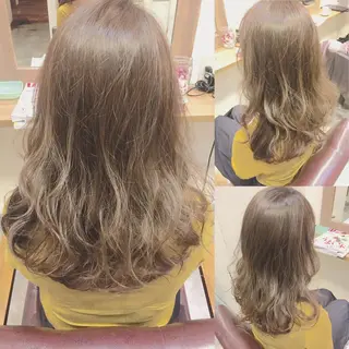 ロング カラー hair salon Ranun髪質改善のヘアスタイル
