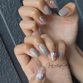 ネイル infinity skyのネイルデザイン