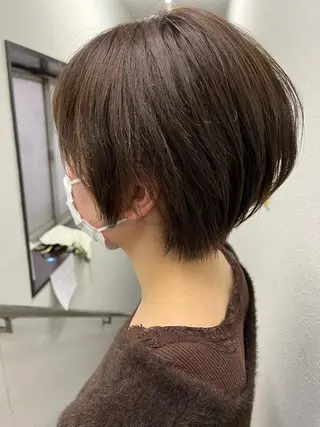 ショート 💗レイヤーショート ボブ艶髪/竜也💗のヘアスタイル