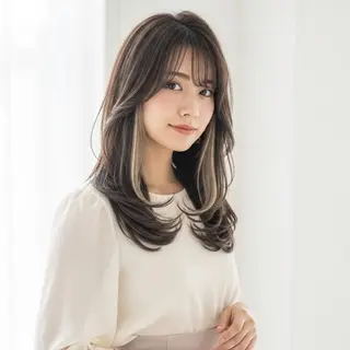 ロング カラー Halo/長居美容室 似合わせカット/ロキのヘアスタイル