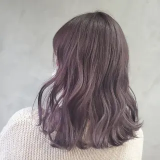 ミディアム カラー Le Lien カジのヘアスタイル