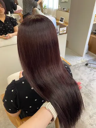 ロング カラー 山下 悠月のヘアスタイル