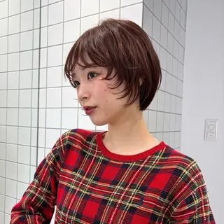 ショート パーマ soto.所属・HARUHI 銀座 美容師౨ৎ⋆˚のヘアスタイル