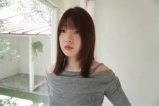 セミロング カラー 中津/柔らかカラー/ ナガオ　イズミのヘアスタイル