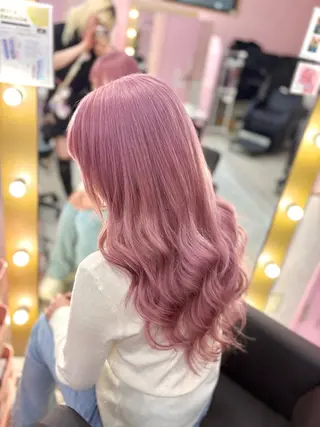 ロング カラー 甘ふわgirly🎀 ハイトーン🤍Ramのヘアスタイル