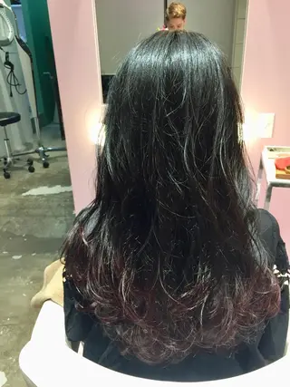 セミロング 所渉/韓国レイヤー /ウルフカットのヘアスタイル