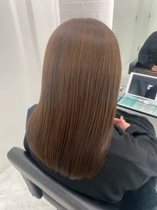 セミロング 髪質改善サロン🫧 セキチサトのヘアスタイル