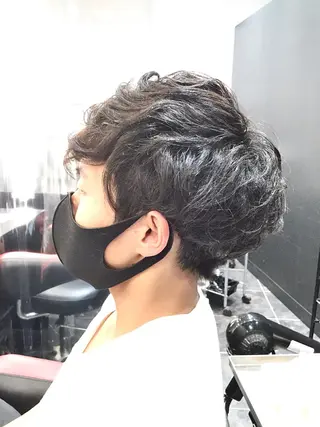 パーマ メンズ Annon プライベートサロンのヘアスタイル