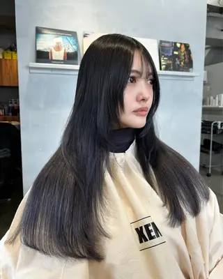 ロング カラー MIYU💋💖 〈XENA渋谷本店〉のヘアスタイル