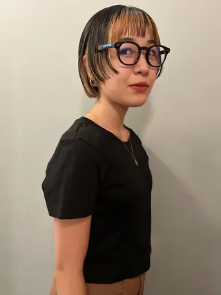 ショート カラー ショート/ボブ /パーマ🌿柏原良亮のヘアスタイル