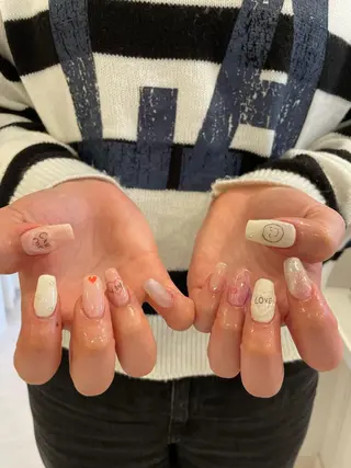 ネイル 束感まつ毛/ネイル/ LED♥KIRARAのマツエク・マツパデザイン