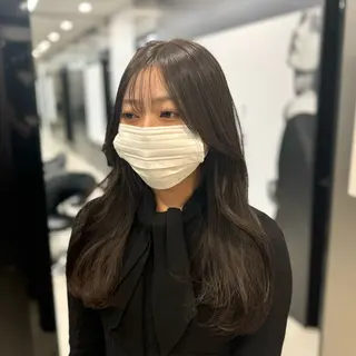 ロング カラー HARUKI MINATO Japan SENDAI所属・🌈【透明感・韓国 ヘア】がっきー🌈のヘアスタイル