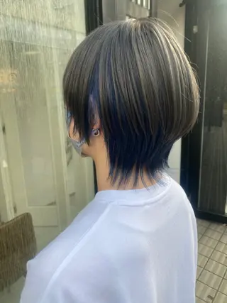 ショート カラー ✴︎ヒラガカナ✴︎ ECLAT HAIRのヘアスタイル