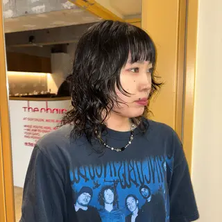 ミディアム パーマ パ ルのヘアスタイル