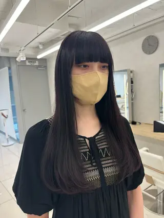 ロング 韓国透明感カラー🌀 yuukiのヘアスタイル