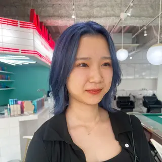 ミディアム 💥ウルフカット デザインあんな💥のヘアスタイル