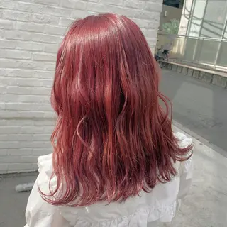 セミロング カラー 透明感 カラー🌿KANTAのヘアスタイル