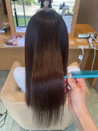 ロング 梶原 美保のヘアスタイル