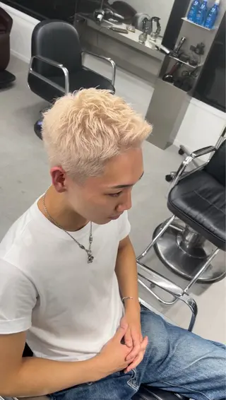 メンズ 坂本 雄平のヘアスタイル