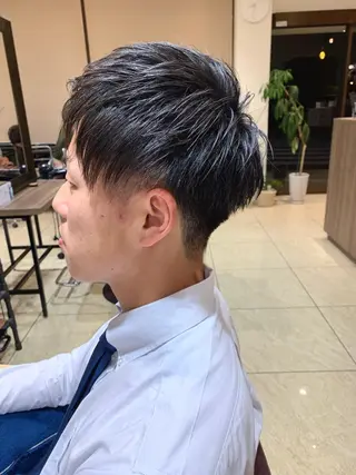 ショート メンズ 似合わせカラー/艶 髪質改善/ヨシザキのヘアスタイル