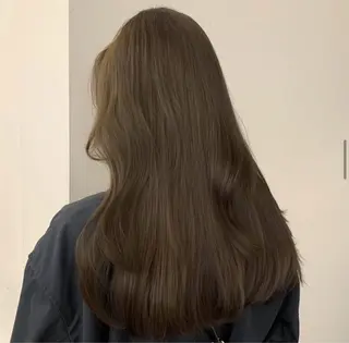 ロング カラー パーマ 似合わせカット⚪︎ ／フェイスレイヤーのヘアスタイル