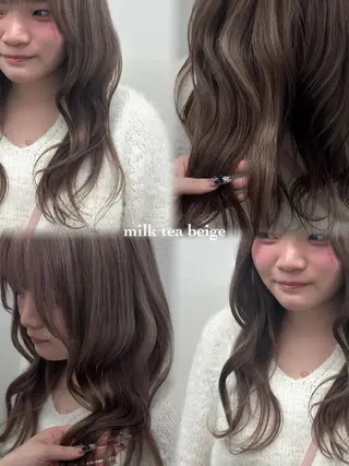 ロング カラー トレンドカラー🎀 miku🪞🩰のヘアスタイル