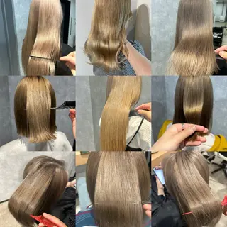 ロング 最新ケアカラー 髪質改善YUTOのヘアスタイル