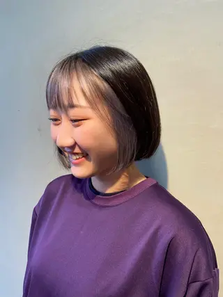 カラー 鳥本かりん ／メンズモデル募集のヘアスタイル