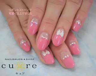 ネイル ミディアム ネイルサロン Cureのネイルデザイン
