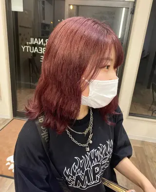 セミロング カラー Becky Lash 小倉店所属・アイブロウWAX 🌷モデル募集中🌷のマツエク・マツパデザイン