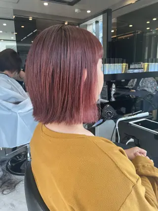 ミディアム HARUKI MINATO  Japan福岡所属・似合わせカット 迫留由弥のヘアスタイル