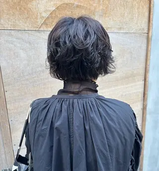 ショート パーマ メンズ 栗原 鈴華🌻のヘアスタイル