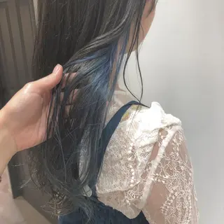 ロング カラー 江原 彩華のヘアスタイル