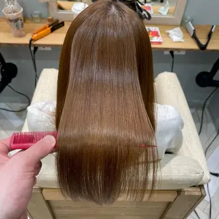 セミロング カラー 新宿/髪質改善/ボブ 韓国レイヤー大重聖斗のヘアスタイル