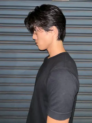 ミディアム メンズ SALOWIN 神宮前５丁目店所属・メンズ/特殊ヘア パーマ🕷️小夏貴也のヘアスタイル