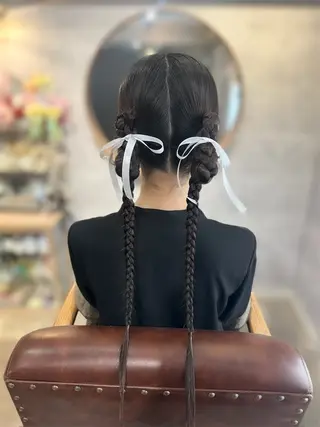 ロング ヘアアレンジ ヘアセット┊お呼ばれ ┊お出かけ┊wadaのヘアスタイル