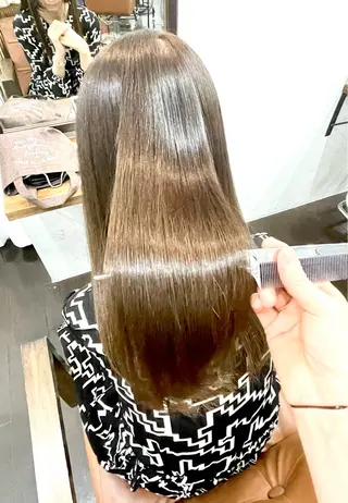 セミロング 五藤 🍀壽野のヘアスタイル