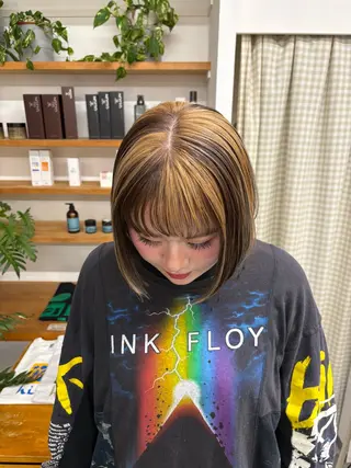 カラー HI所属・【HI】 樋口莉乃のヘアスタイル