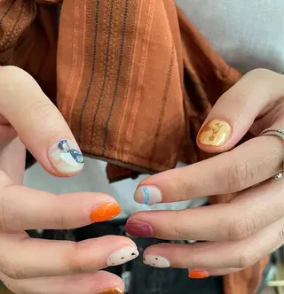 ネイル kiii.__ ✴︎*のネイルデザイン