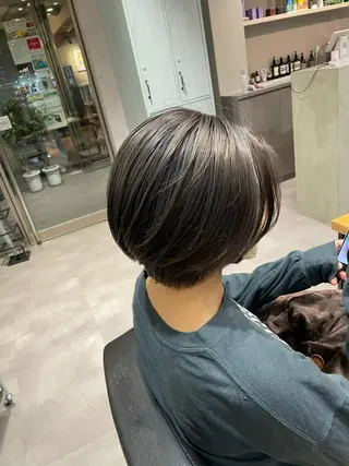 ショート カラー 韓国風/オシャレ /縮毛矯正/滝口琴未のヘアスタイル