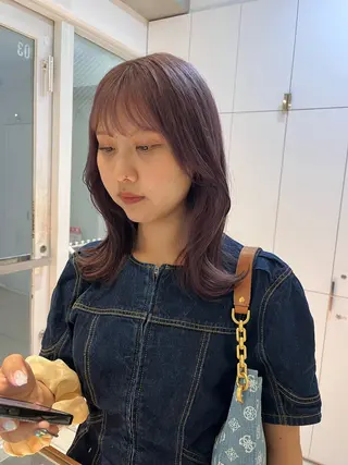 ミディアム stylist ◎RUKI.のヘアスタイル