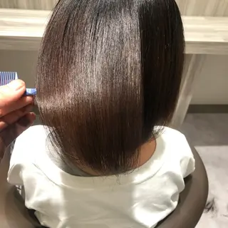 ミディアム ムトウセイマ/艶髪 /艶ケアWブリーチのヘアスタイル