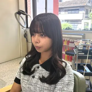 セミロング 🫧縮毛矯正🫧 yuriのヘアスタイル