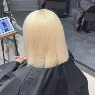 ミディアム 🩶 ピンクカラー/ ブロンド🩶くるみのヘアスタイル