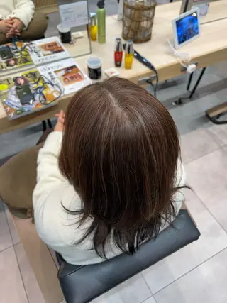 ミディアム カラー 🌞レイヤー×カラー 前川那津美🌞のヘアスタイル