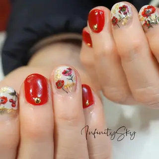 ネイル infinity skyのネイルデザイン