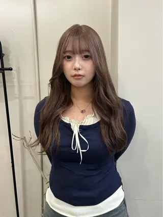 ロング えり 堀江/ボブ /艶髪/レイヤーのヘアスタイル