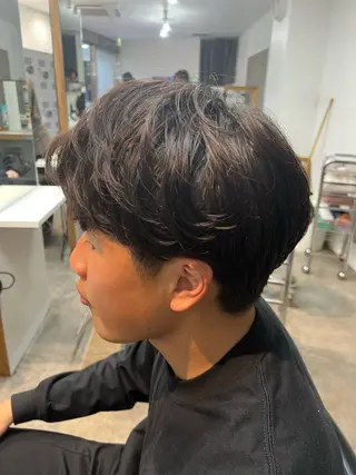 パーマ メンズ 原宿 フェザーパーマ fifth イノウエのヘアスタイル